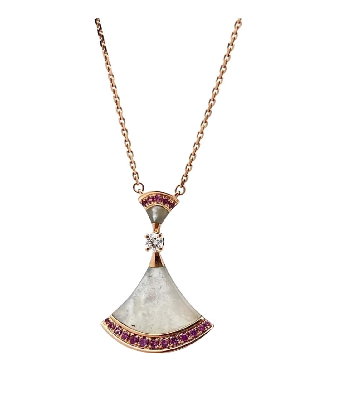 BVLGARI Золотое колье из розового золота, фото 1