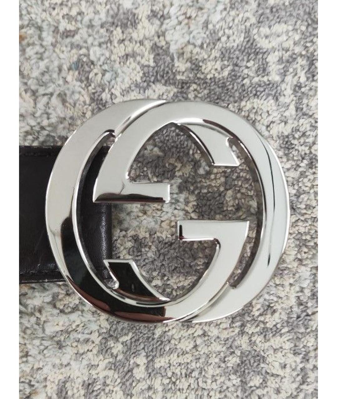 GUCCI Коричневый кожаный ремень, фото 8
