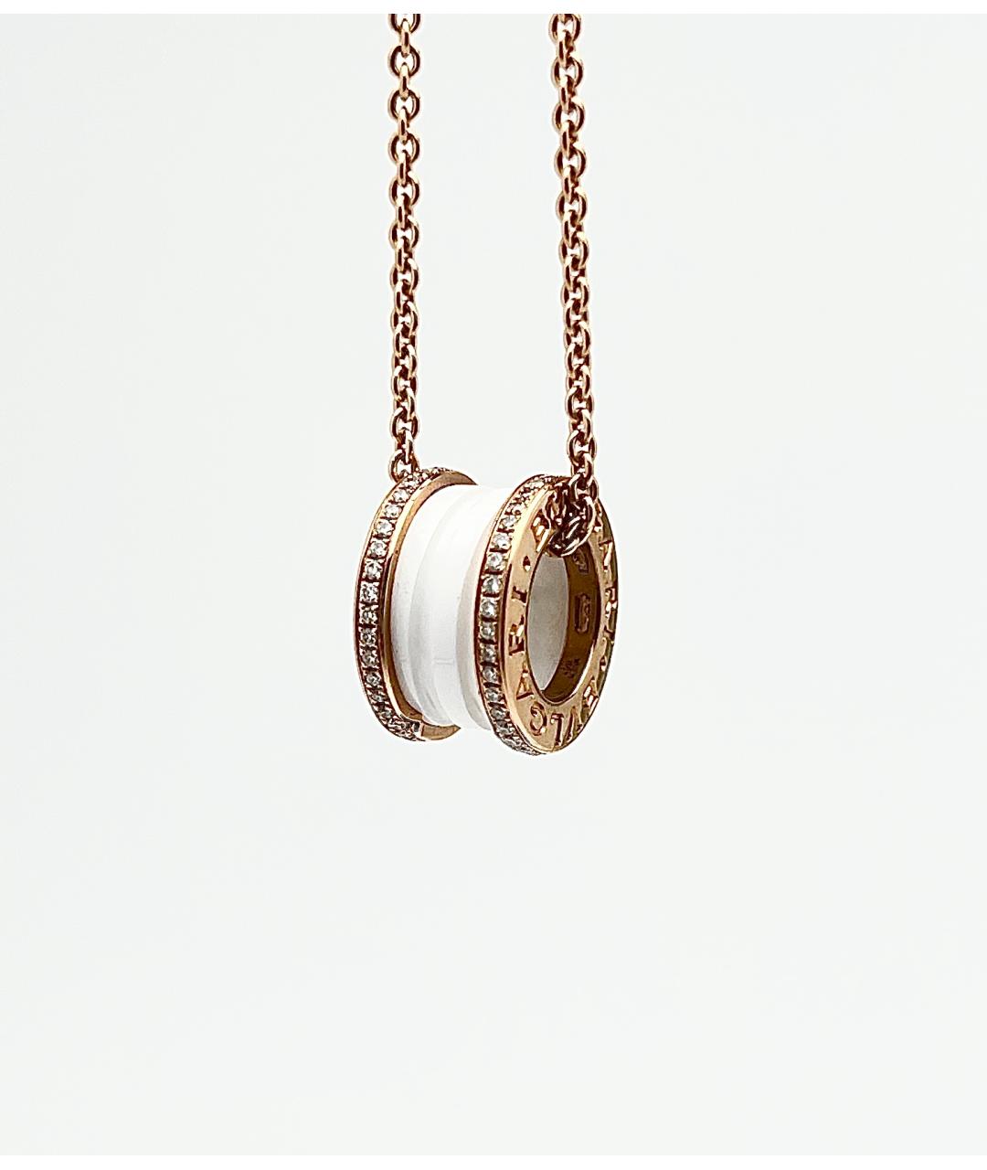 BVLGARI Золотая подвеска из розового золота, фото 3