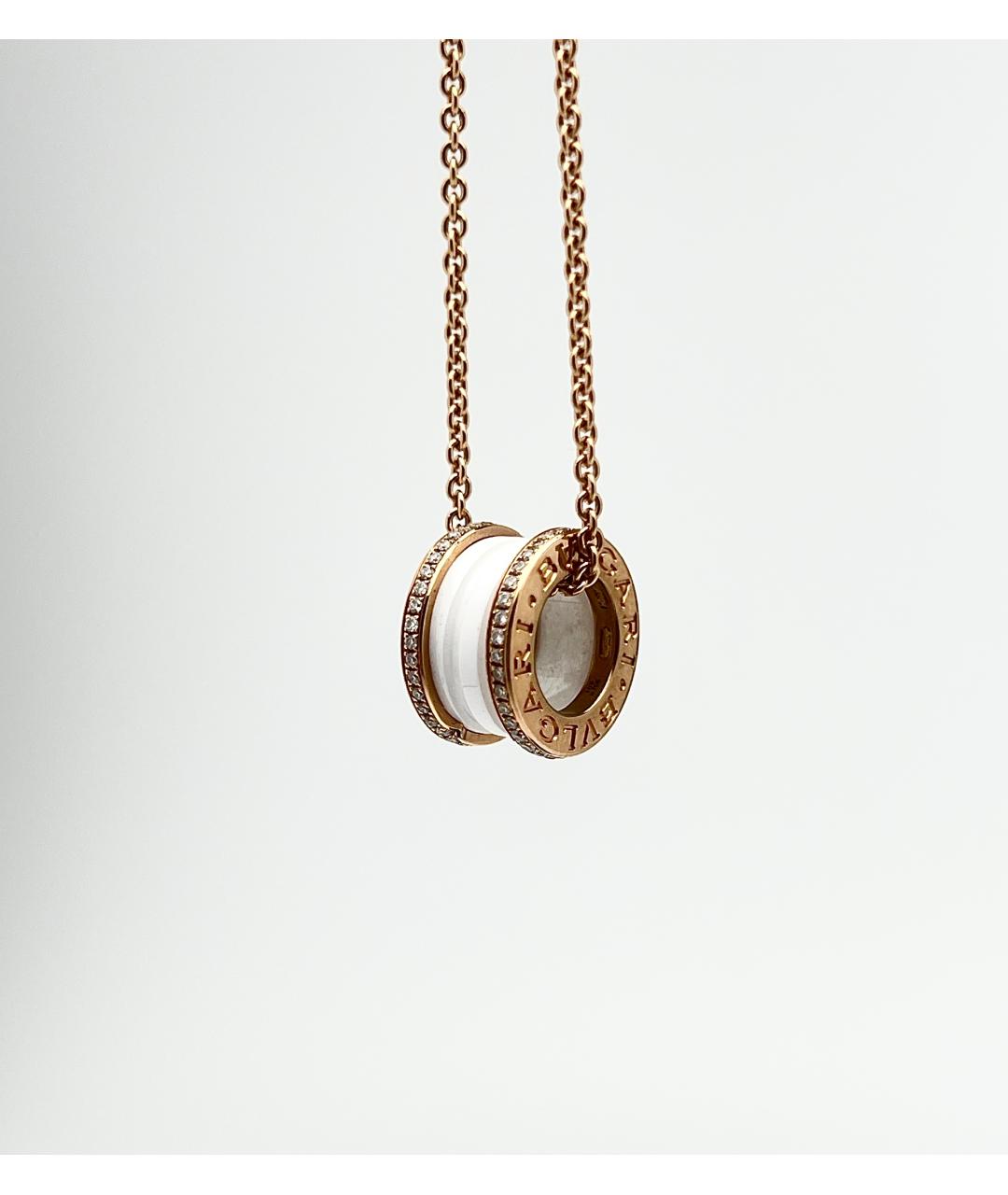 BVLGARI Золотая подвеска из розового золота, фото 2