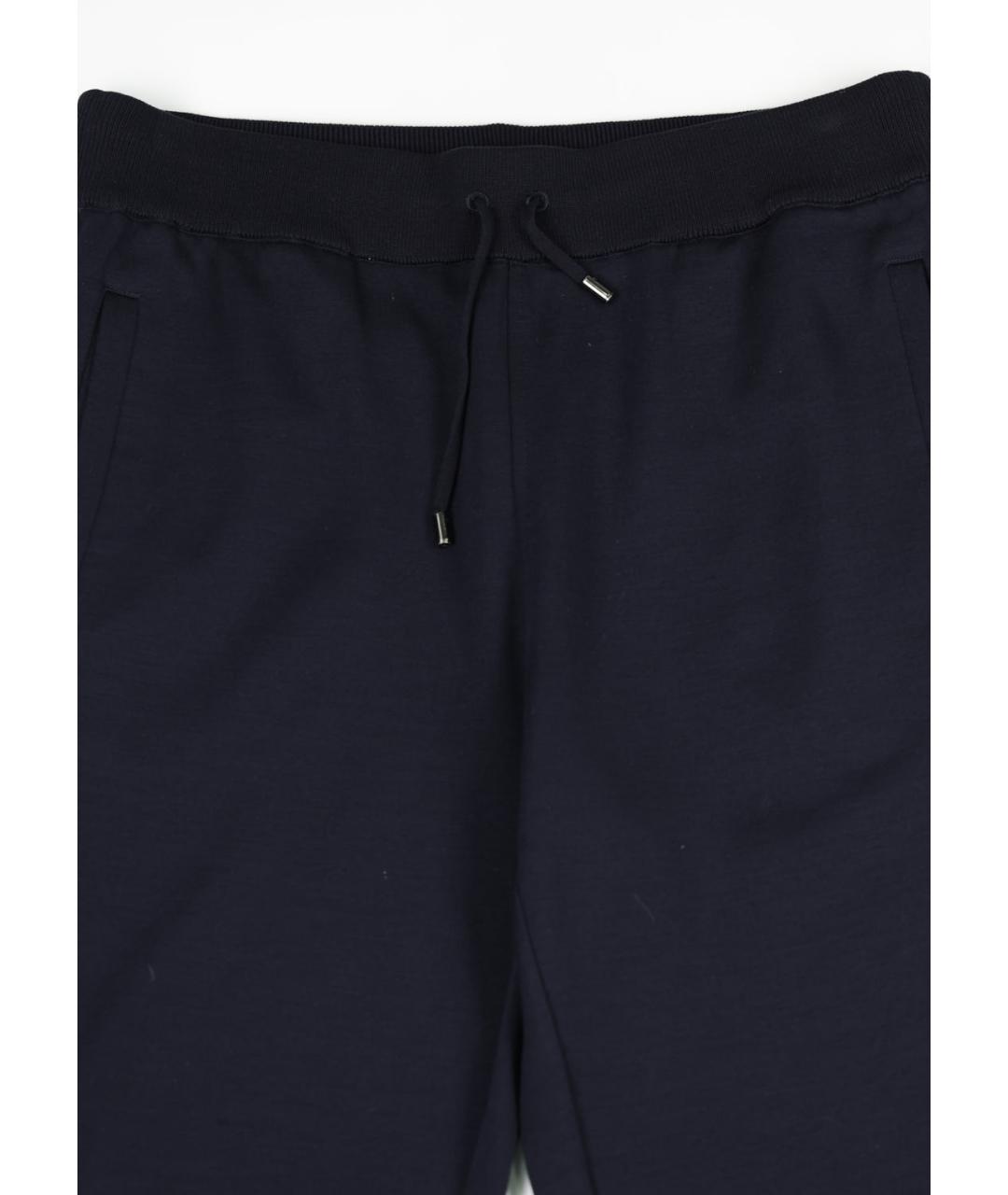 BRIONI Синие шерстяные классические брюки, фото 4