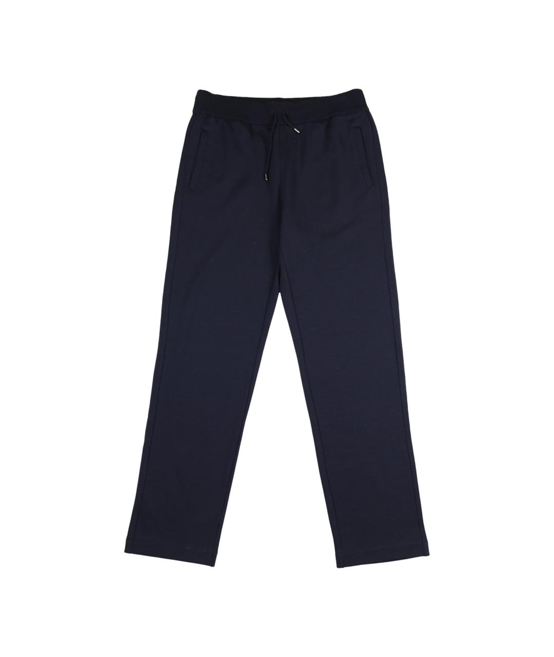 BRIONI Синие шерстяные классические брюки, фото 1