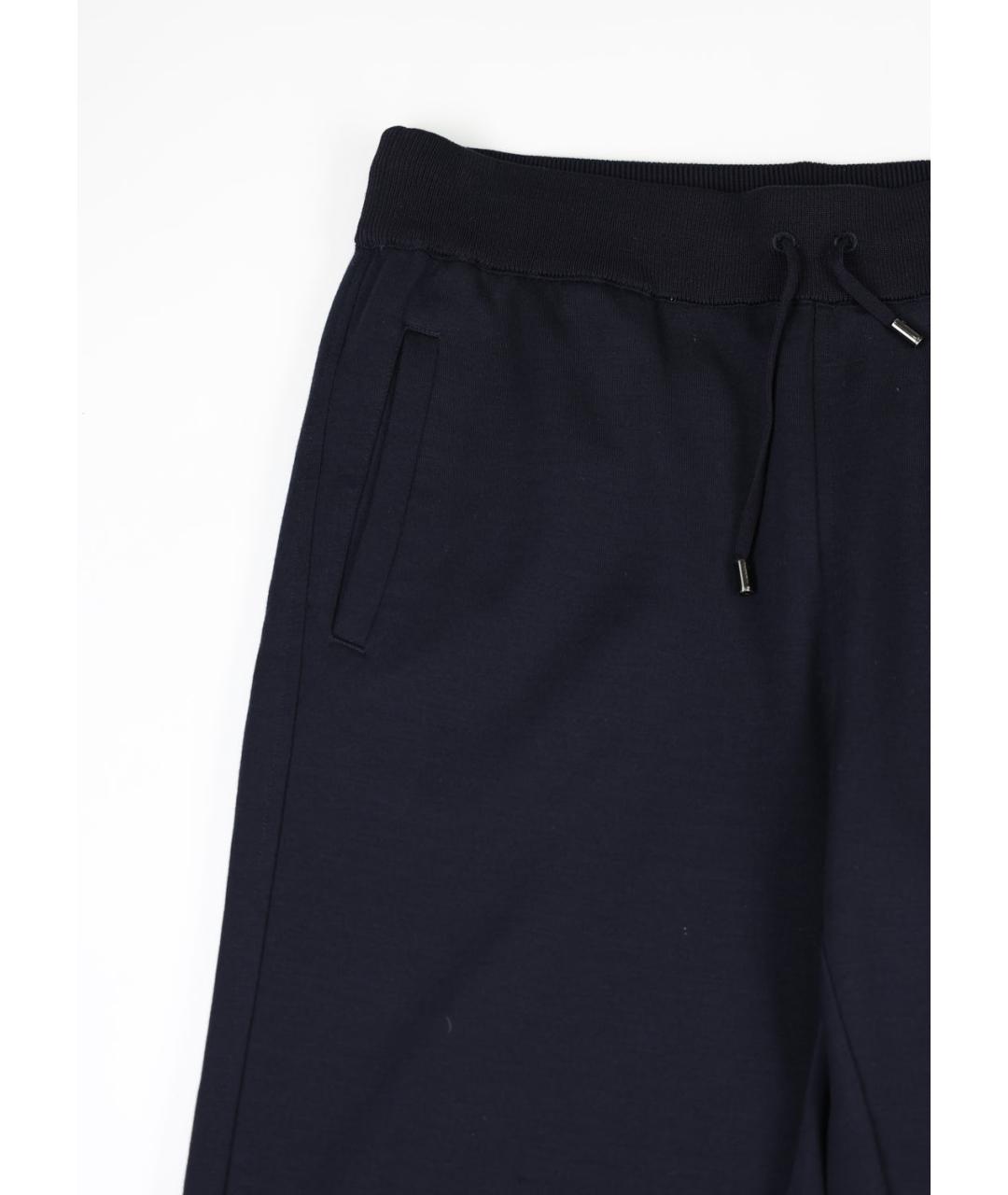 BRIONI Синие шерстяные классические брюки, фото 5