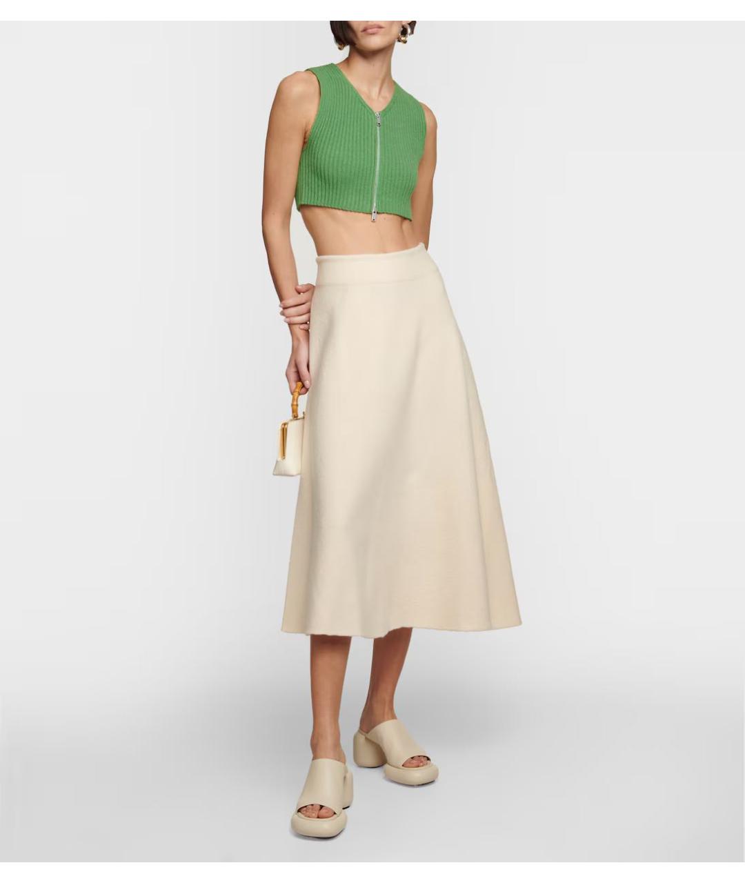 JIL SANDER Зеленая жилетка, фото 2