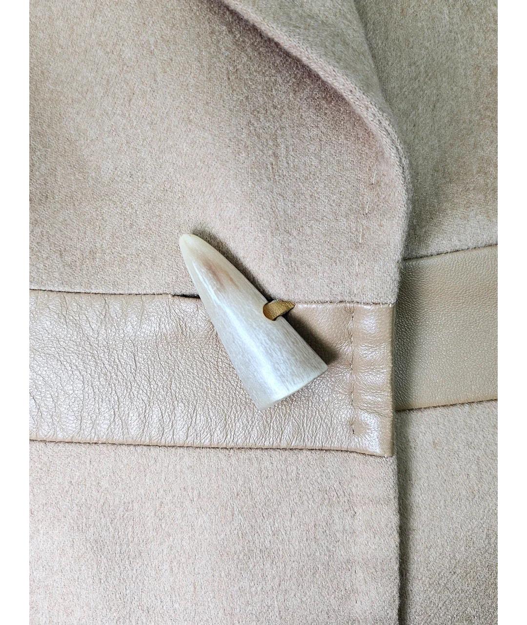 MAX MARA Бежевый шерстяной костюм с брюками, фото 5