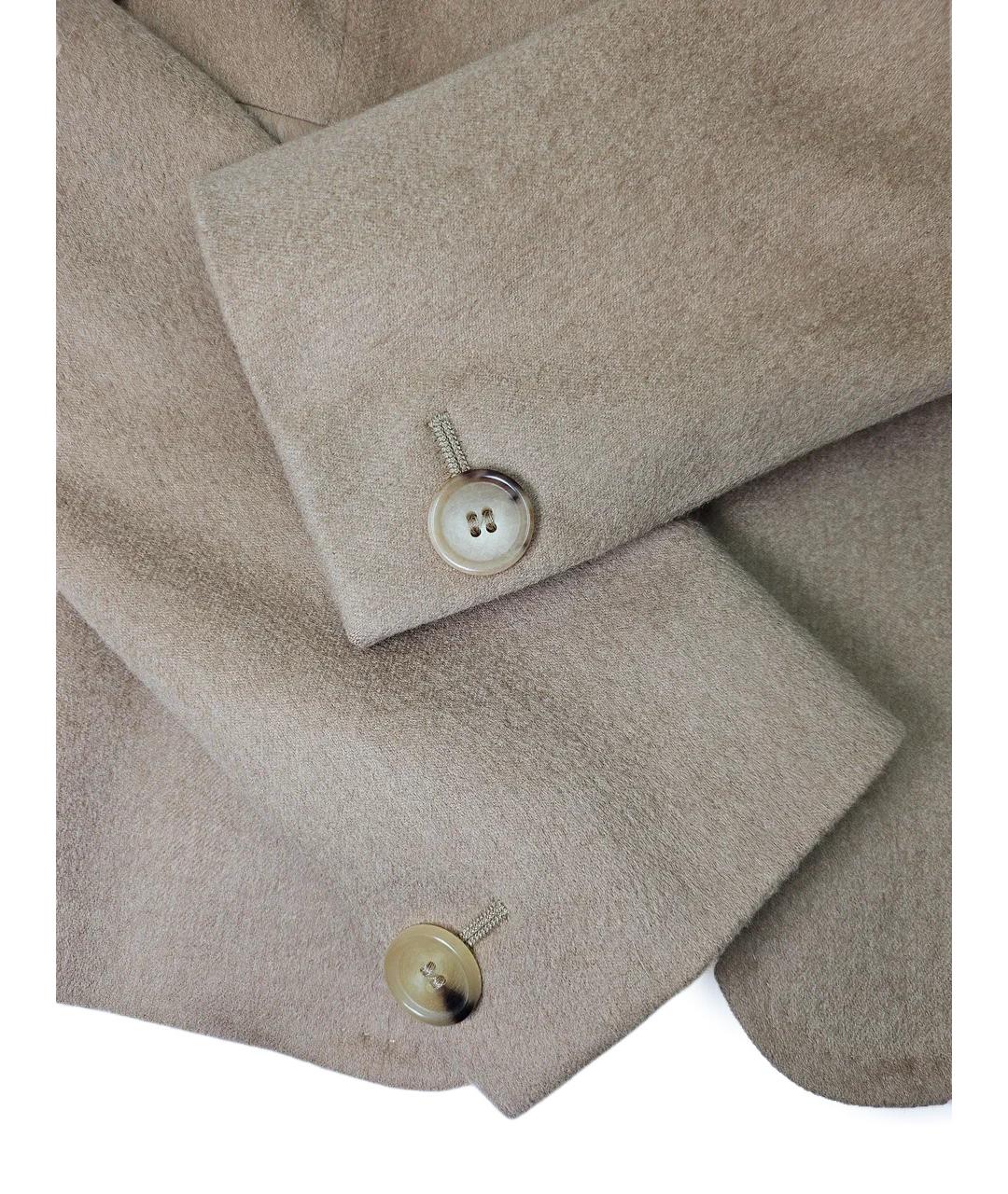 MAX MARA Бежевый шерстяной костюм с брюками, фото 4