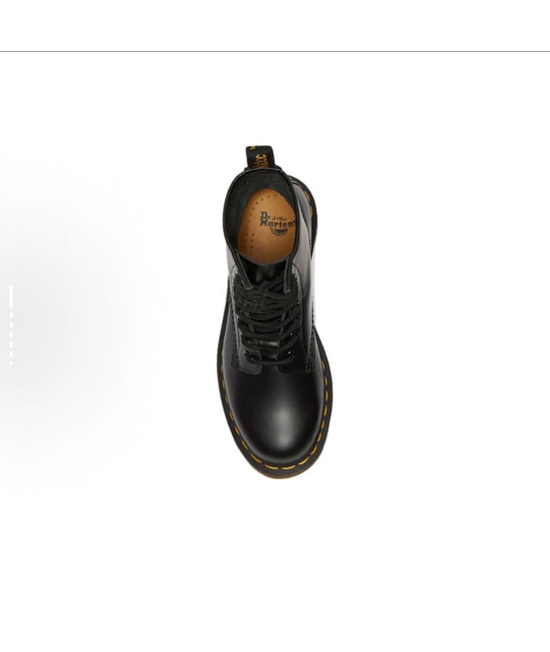 DR. MARTENS Черные кожаные ботинки, фото 4