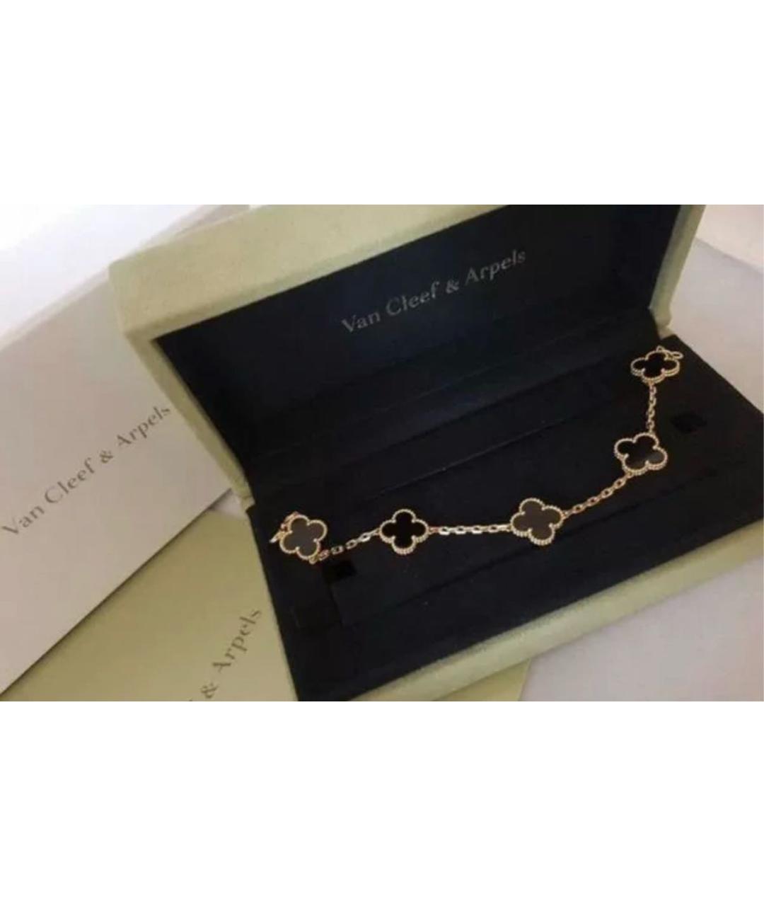 VAN CLEEF & ARPELS Черный браслет из желтого золота, фото 3