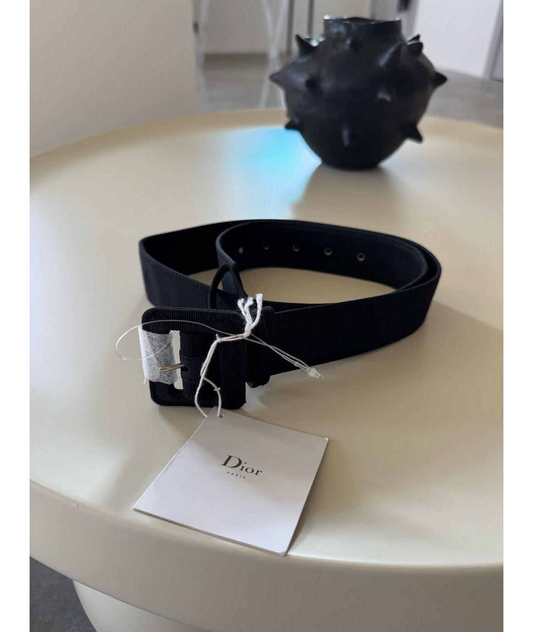 CHRISTIAN DIOR Черный ремень, фото 7