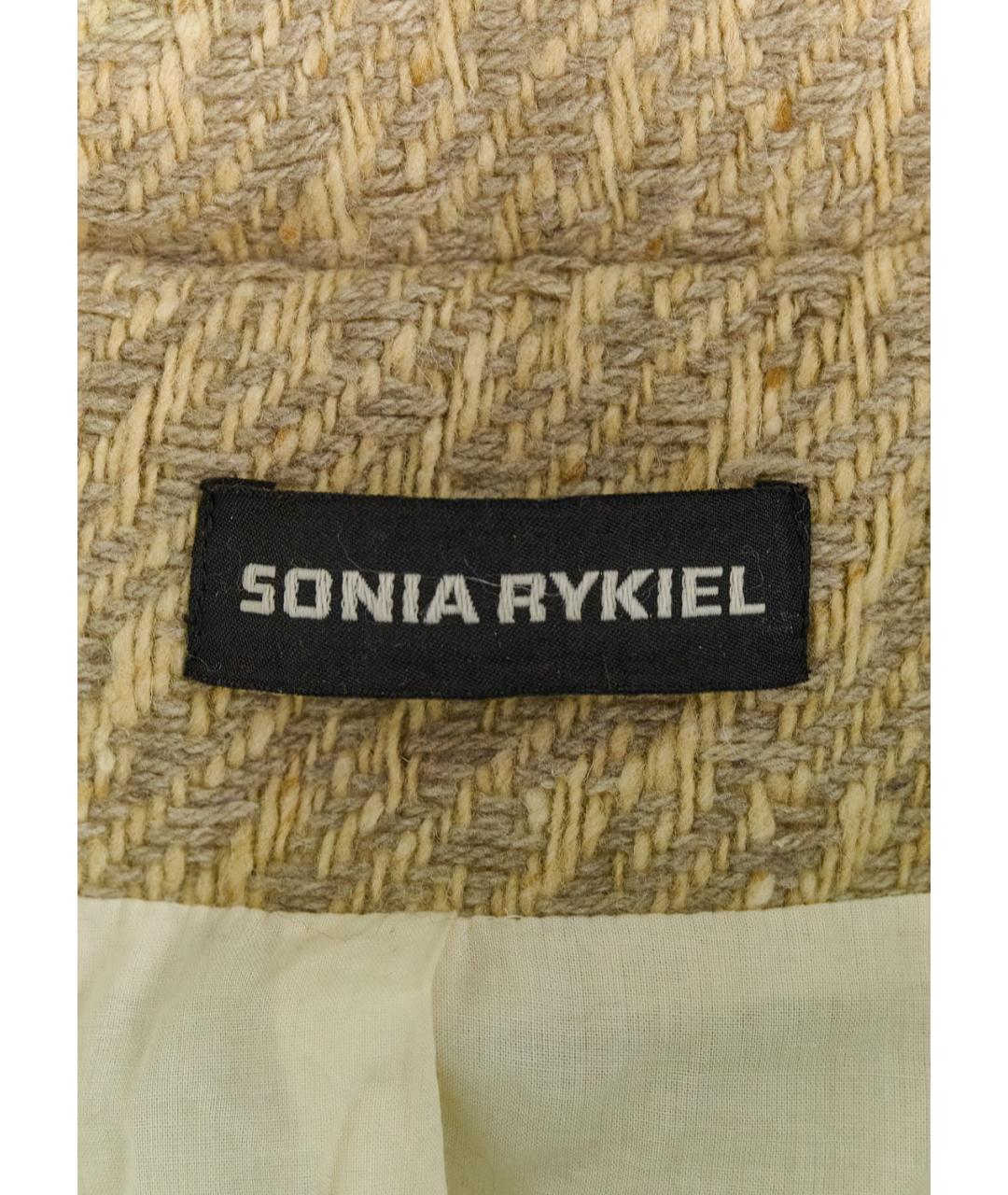 SONIA RYKIEL Серый шерстяной пуховик, фото 5