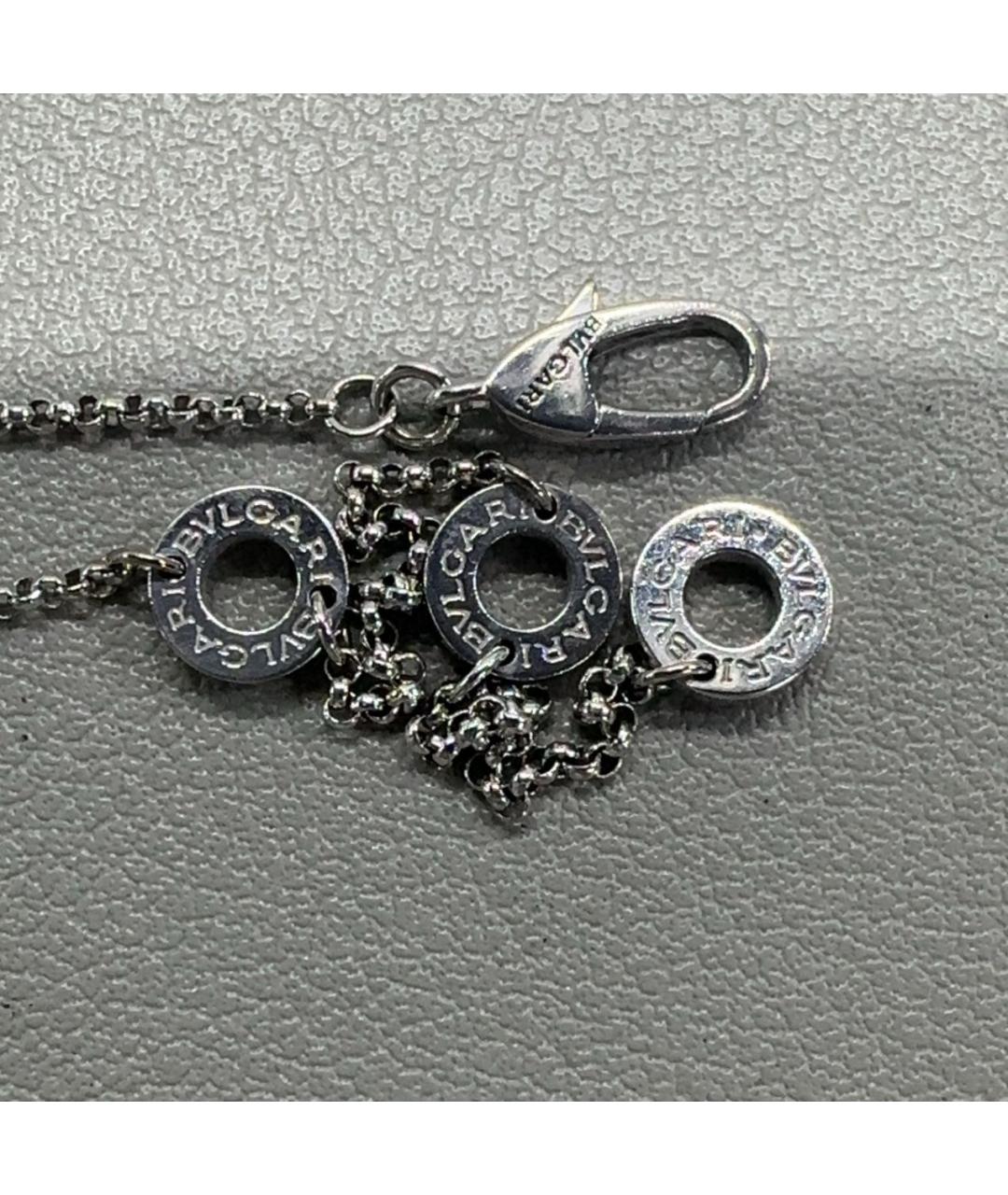 BVLGARI Серебряная подвеска из белого золота, фото 6