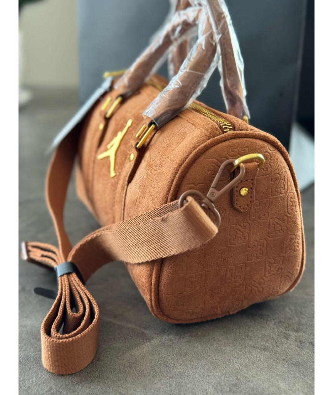 JORDAN Коричневая сумка с короткими ручками, фото 7