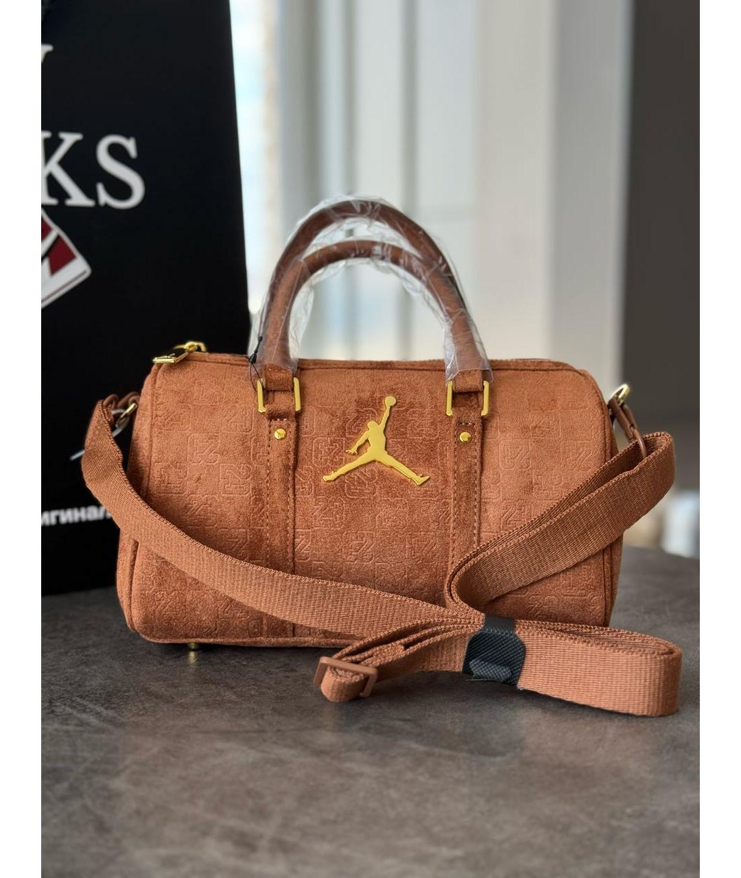 JORDAN Коричневая сумка на плечо, фото 2