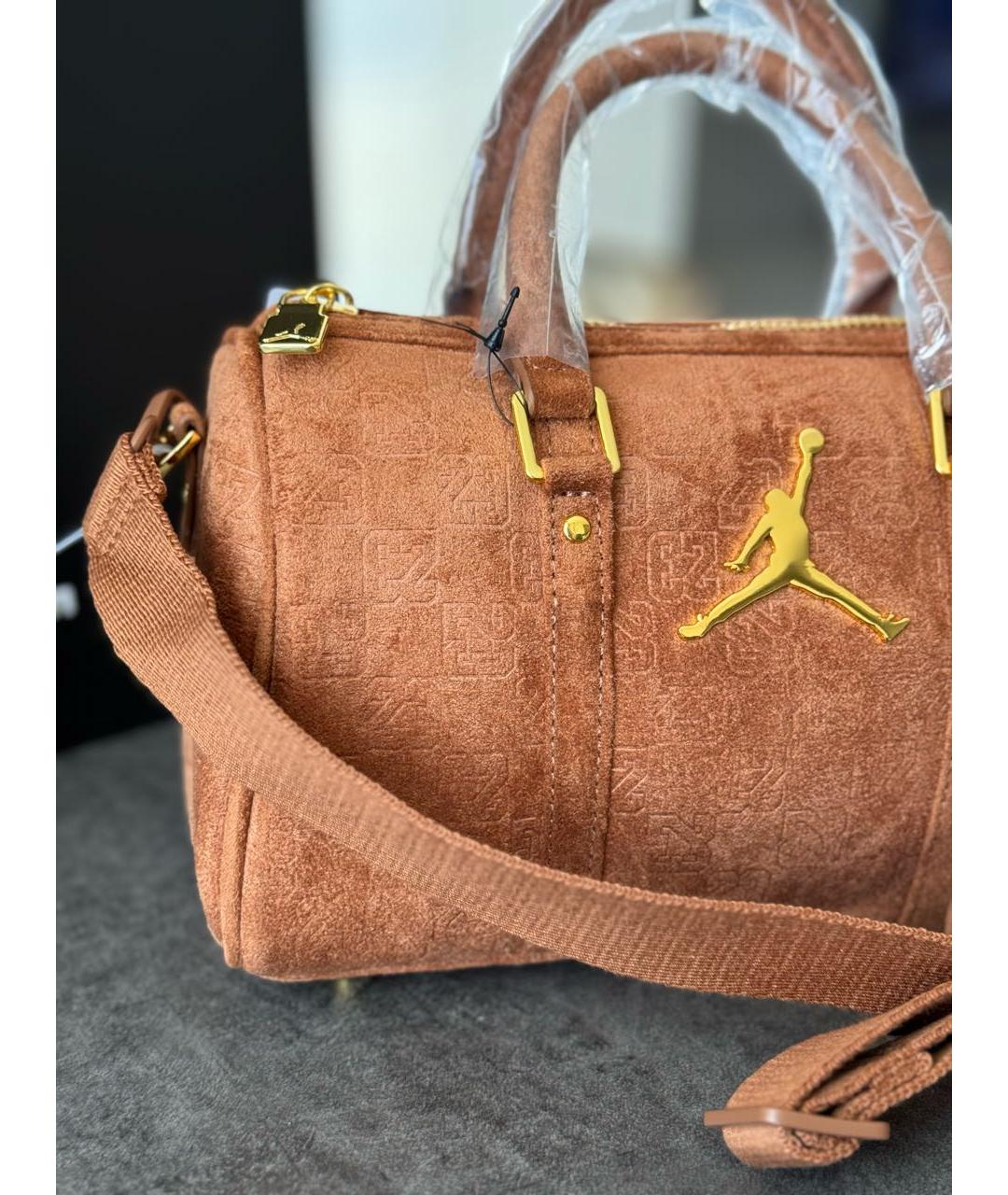JORDAN Коричневая сумка на плечо, фото 3