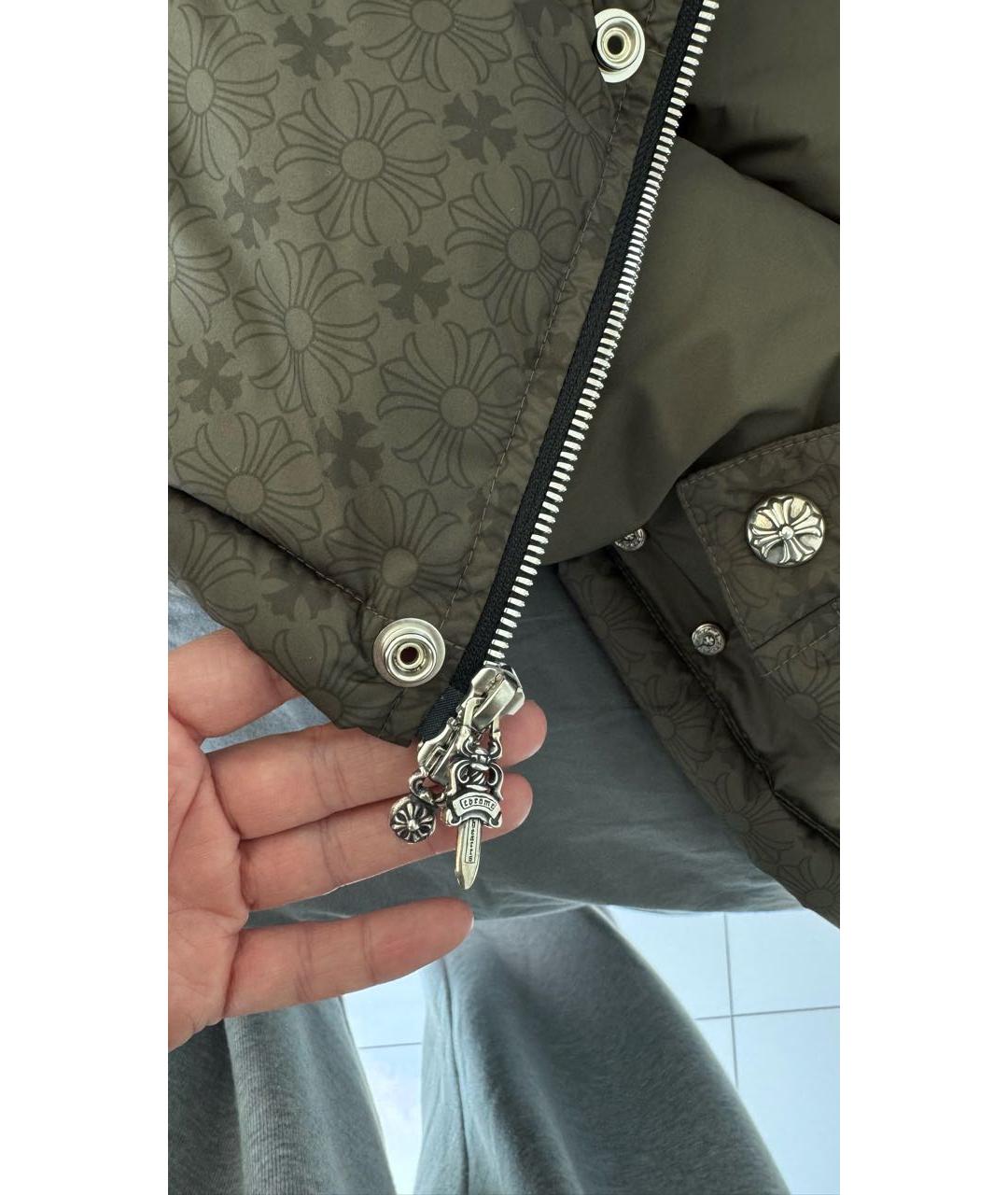 CHROME HEARTS Хаки полиэстеровый жилет, фото 6