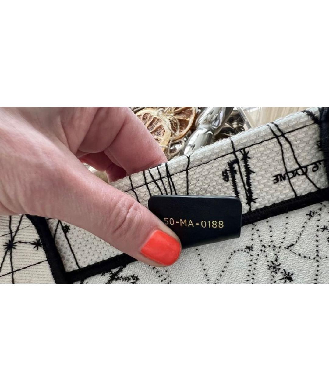 CHRISTIAN DIOR Мульти хлопковая сумка тоут, фото 5