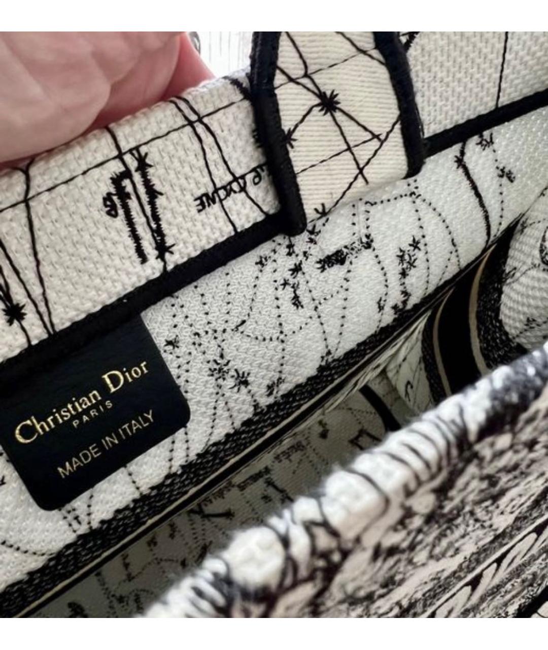 CHRISTIAN DIOR Мульти хлопковая сумка тоут, фото 4