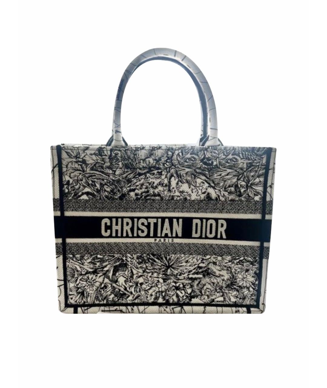 CHRISTIAN DIOR Мульти хлопковая сумка тоут, фото 1