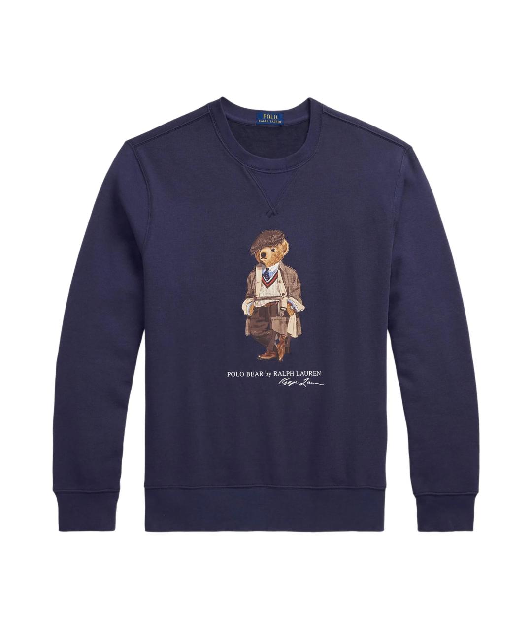 POLO RALPH LAUREN Синий хлопковый джемпер / свитер, фото 1