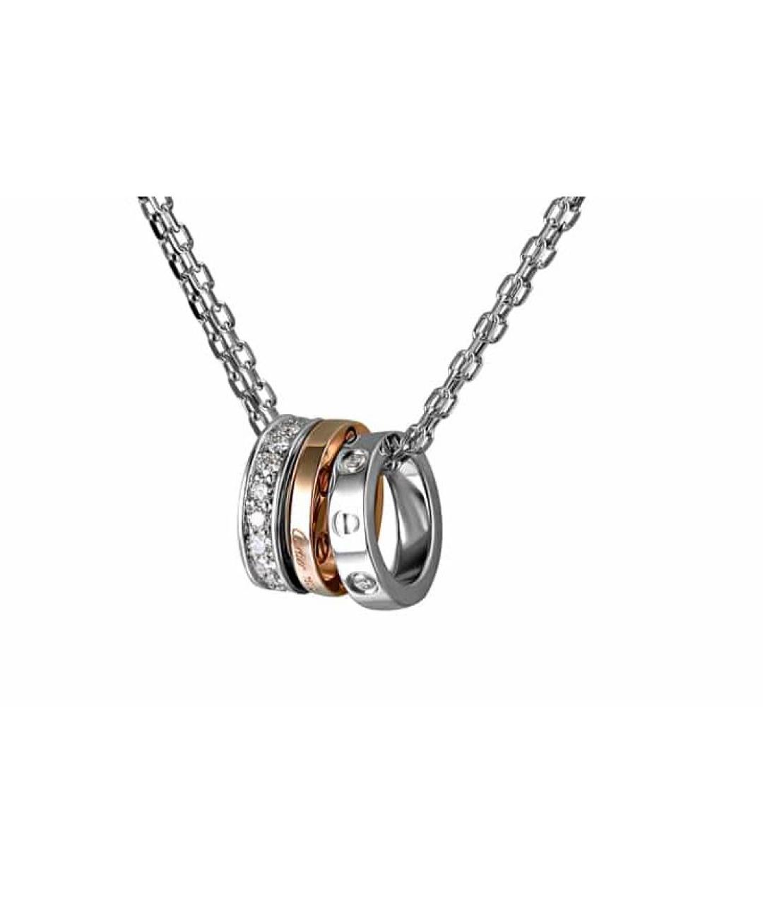 CARTIER Серебряная подвеска из белого золота, фото 9