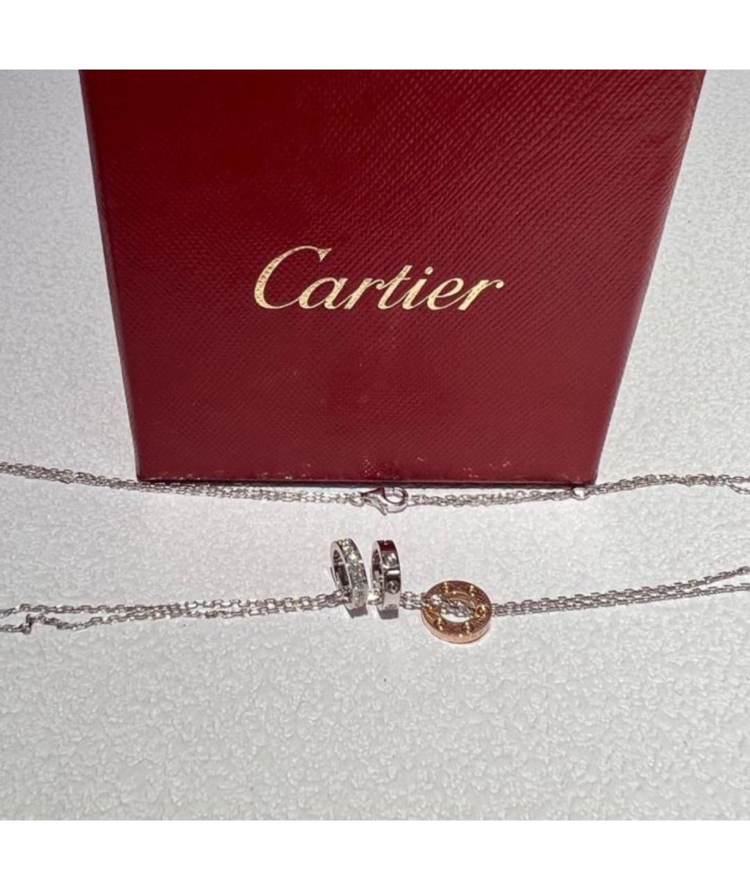 CARTIER Серебряная подвеска из белого золота, фото 7