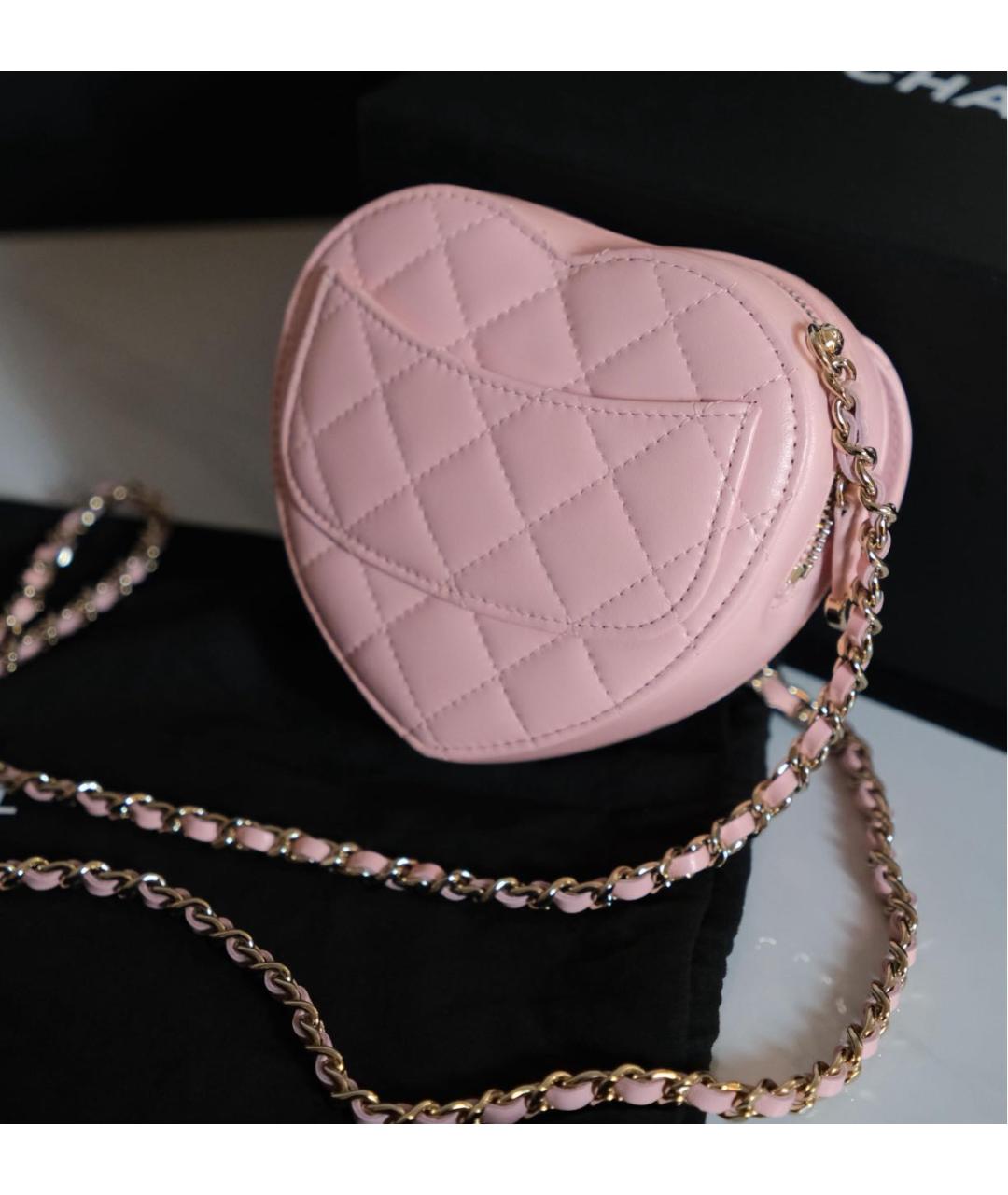 CHANEL Розовая кожаная поясная сумка, фото 4