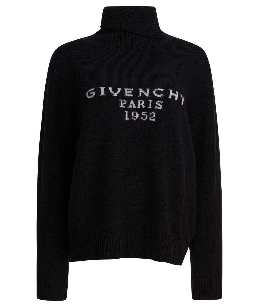 GIVENCHY Черная шерстяная водолазка, фото 1