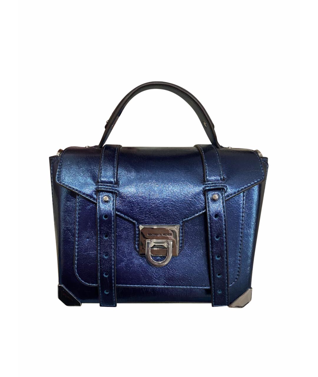 MICHAEL KORS Голубая сумка через плечо из искусственной кожи, фото 1