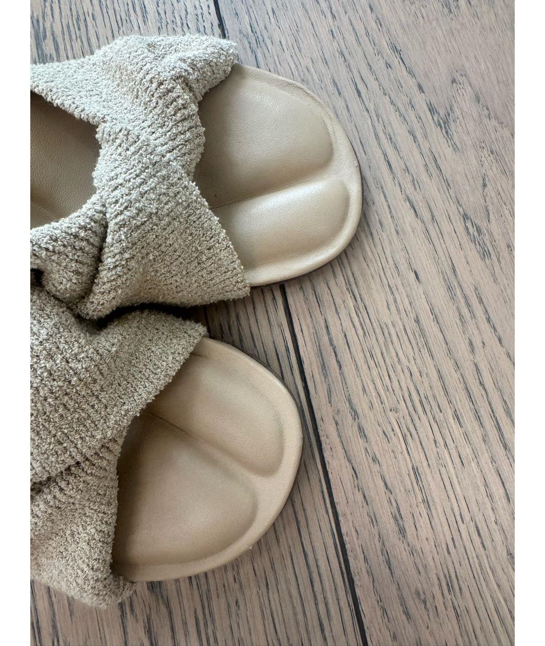 JACQUEMUS Бежевые босоножки, фото 6