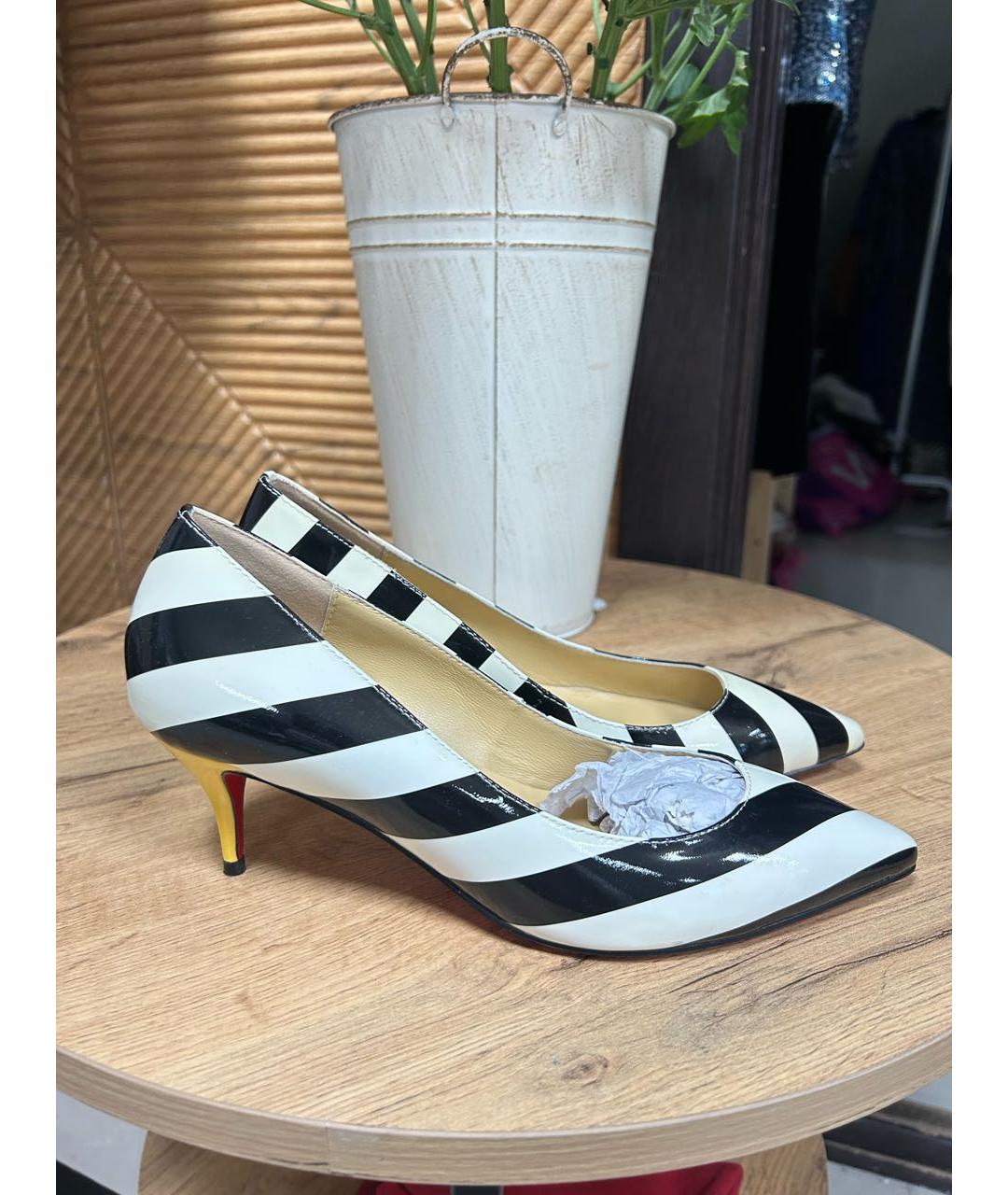 CHRISTIAN LOUBOUTIN Мульти кожаные туфли, фото 4