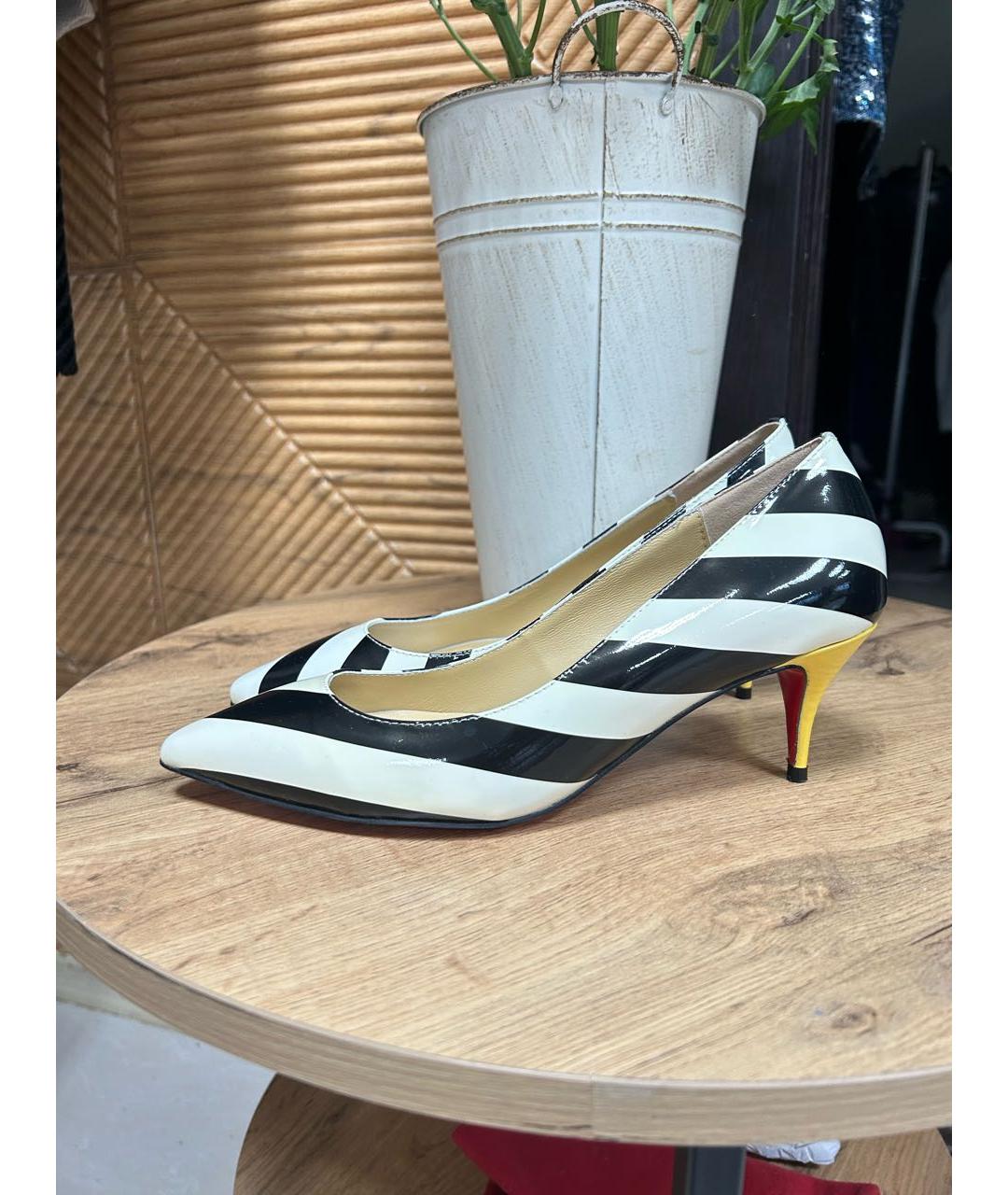 CHRISTIAN LOUBOUTIN Мульти кожаные туфли, фото 8