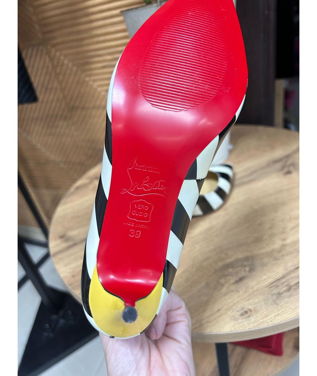 CHRISTIAN LOUBOUTIN Мульти кожаные туфли, фото 7