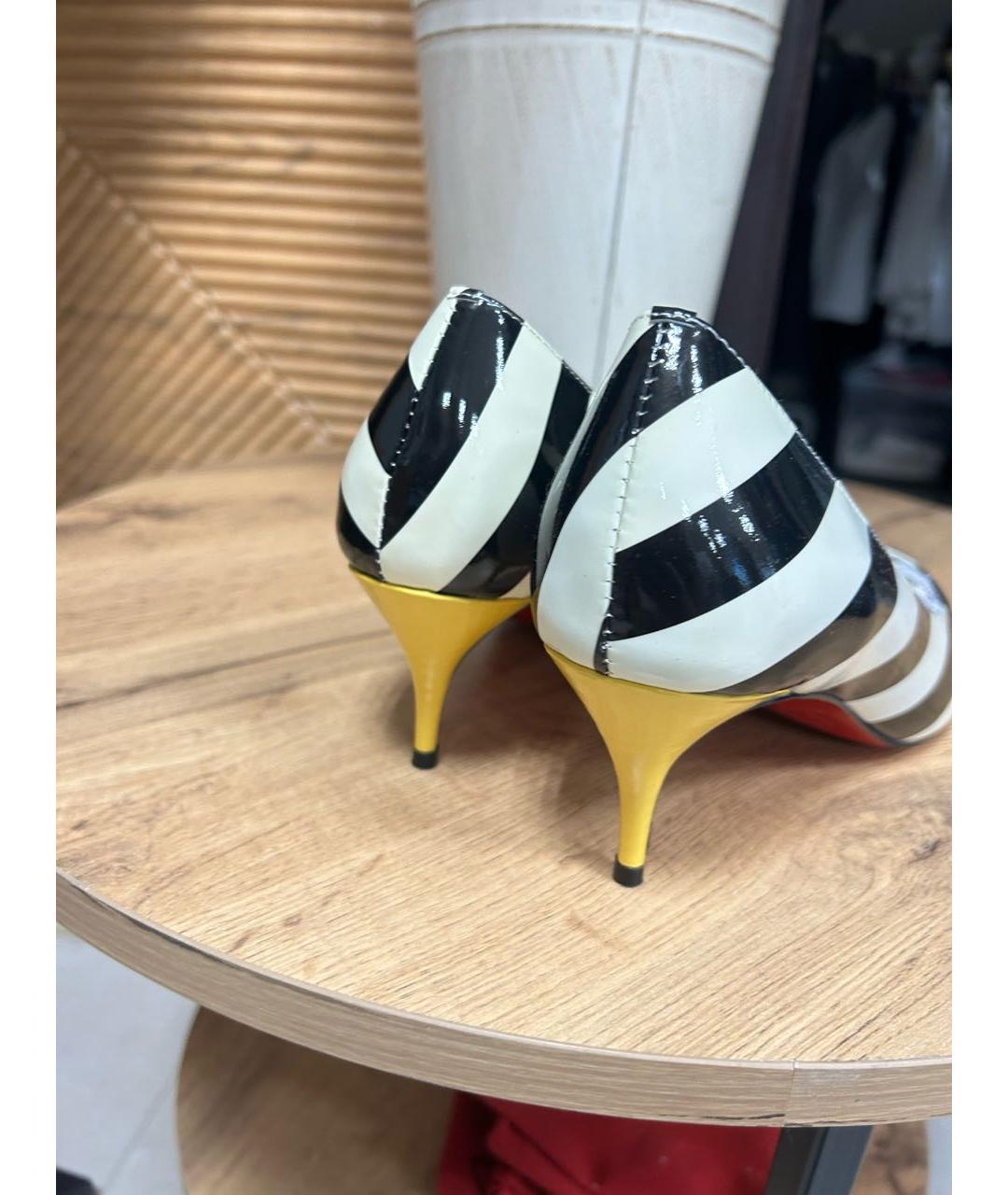 CHRISTIAN LOUBOUTIN Мульти кожаные туфли, фото 5