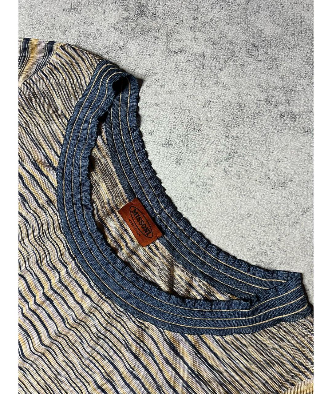 MISSONI Мульти вискозное платье, фото 3
