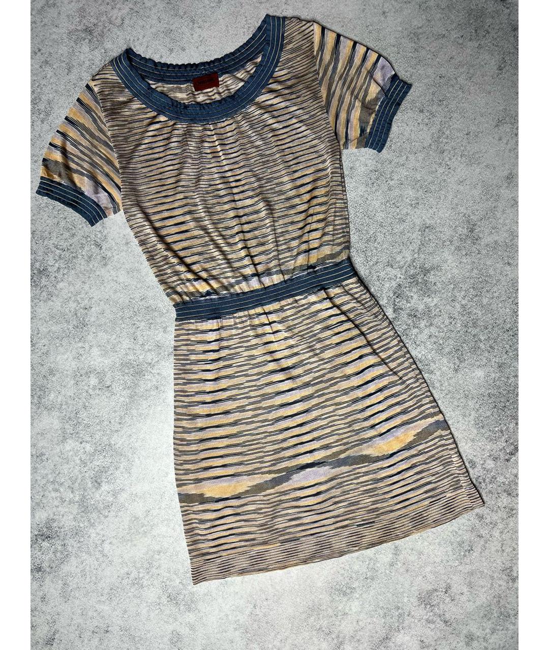 MISSONI Мульти вискозное платье, фото 8