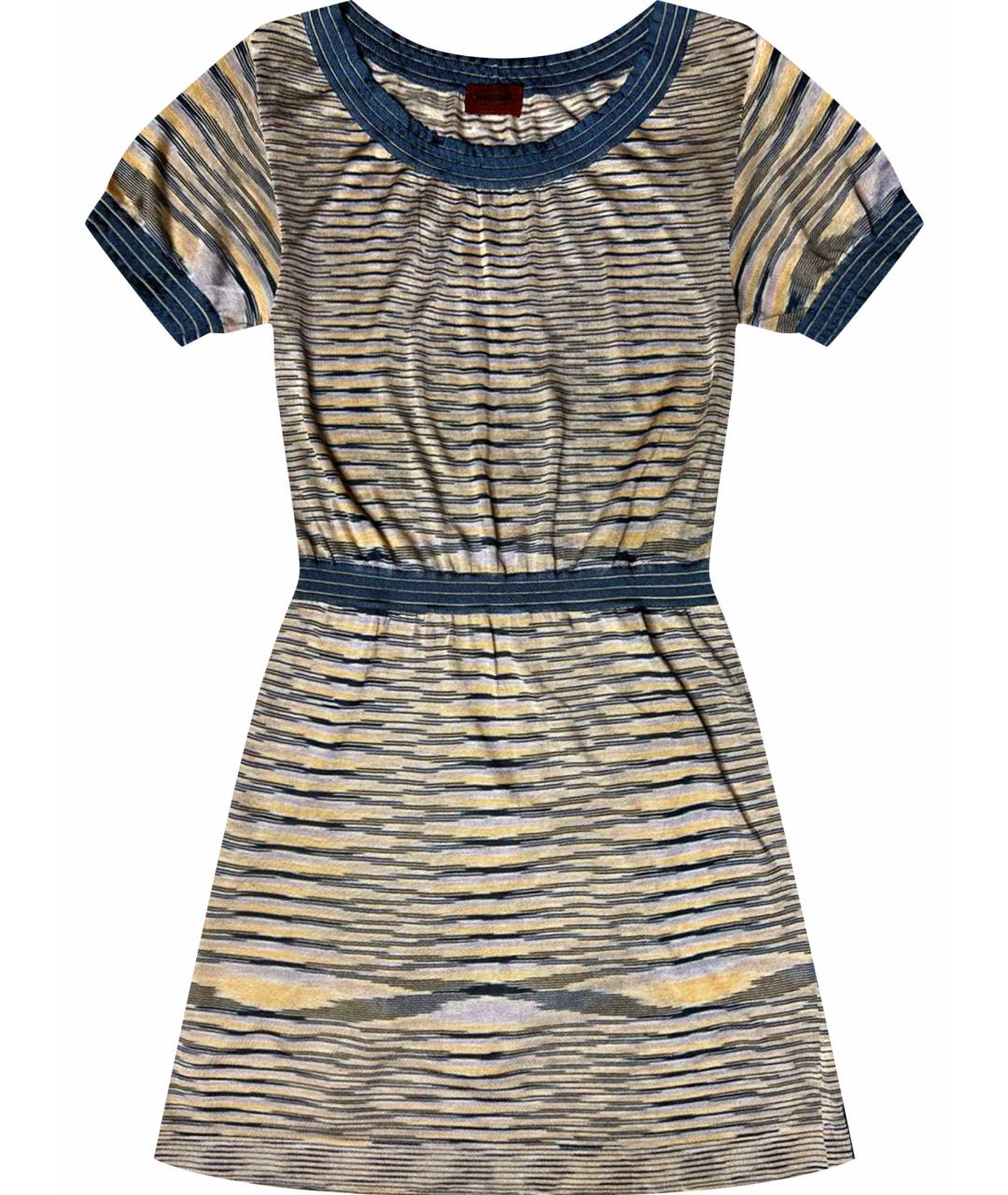 MISSONI Мульти вискозное платье, фото 1