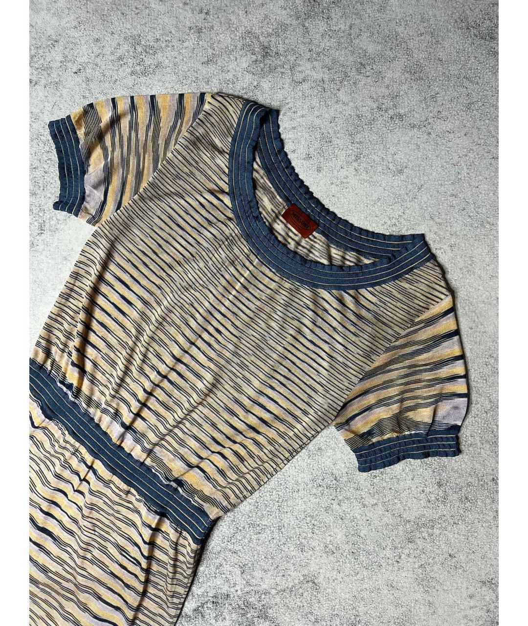 MISSONI Мульти вискозное платье, фото 2