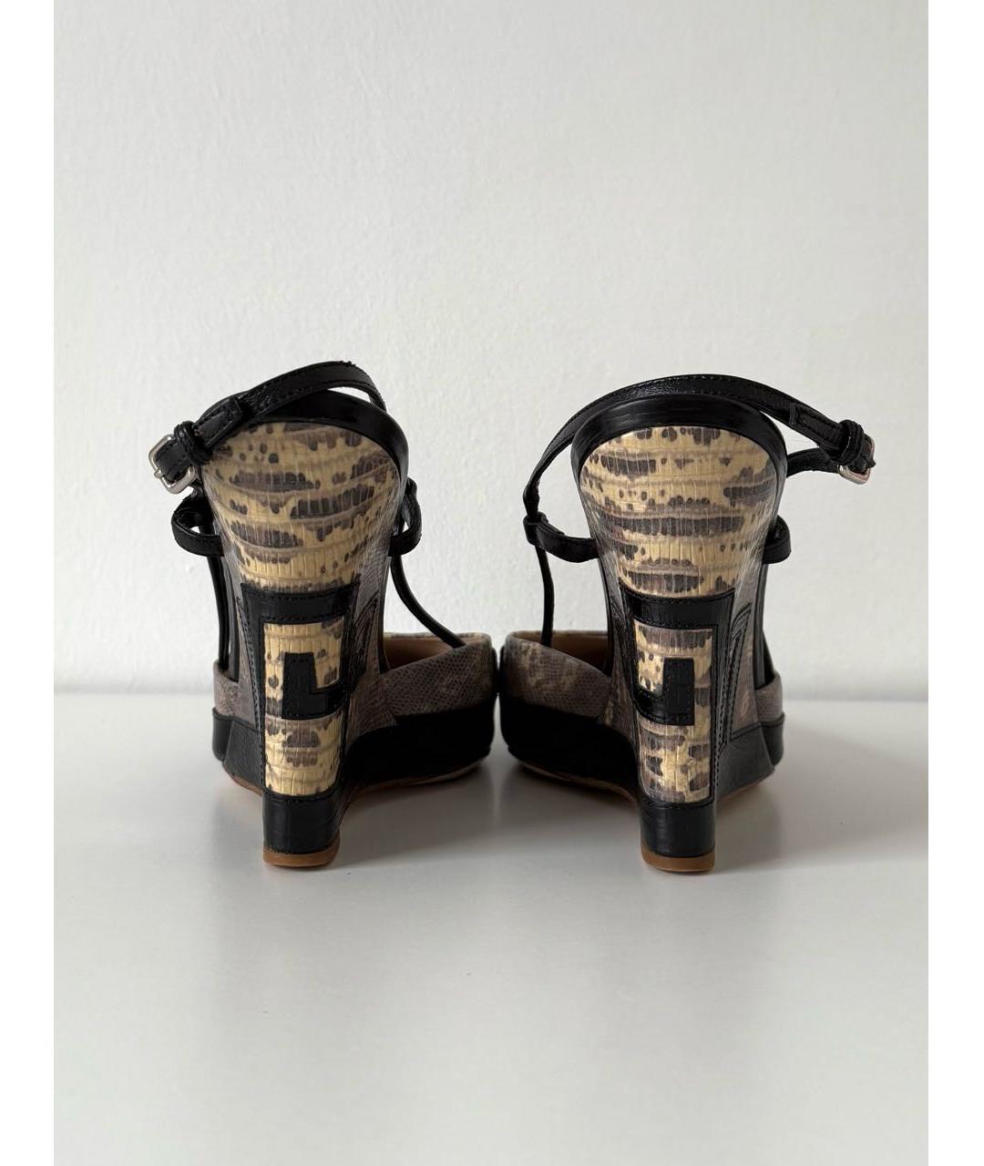 MIU MIU Черные кожаные туфли, фото 4
