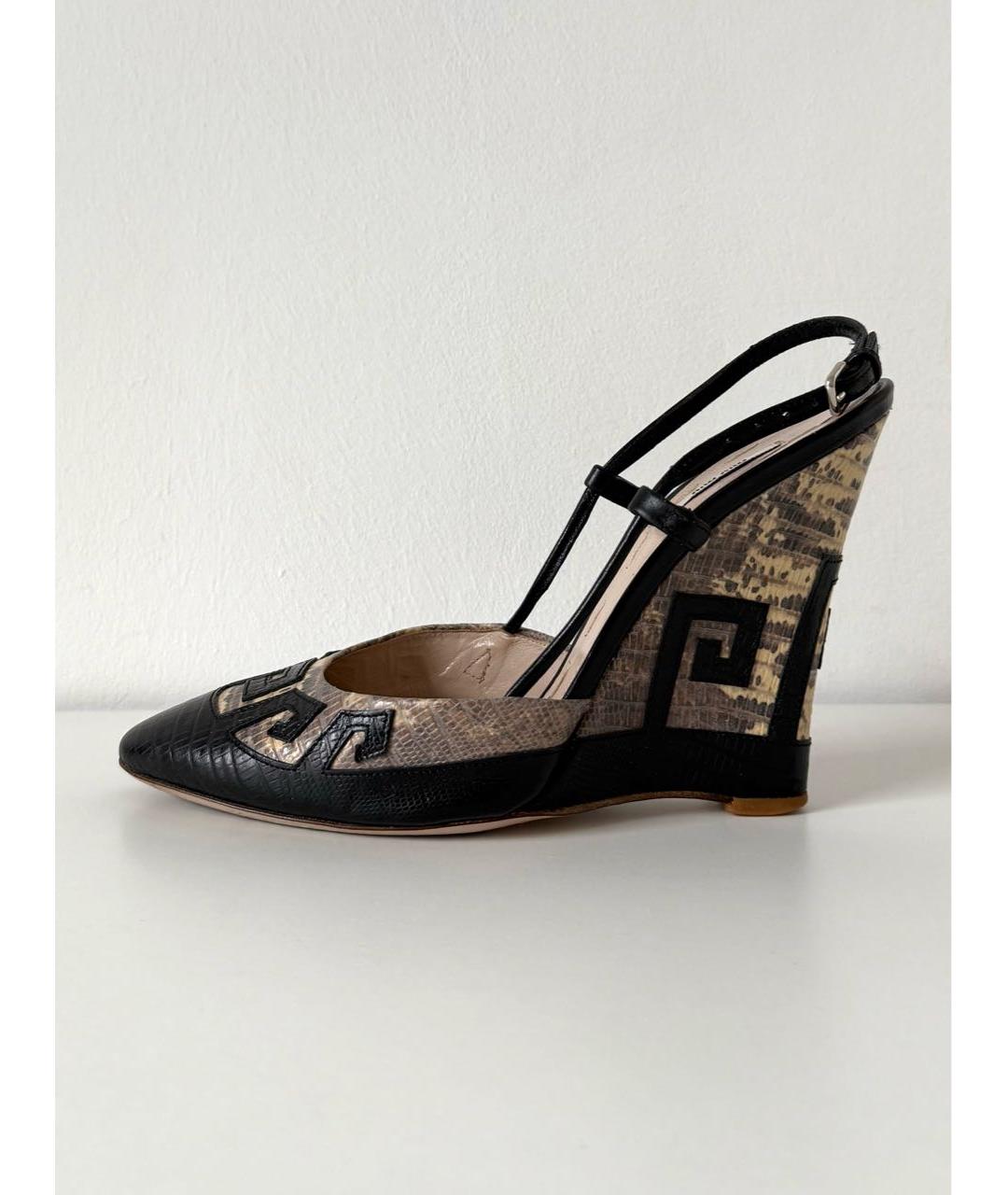 MIU MIU Черные кожаные туфли, фото 8