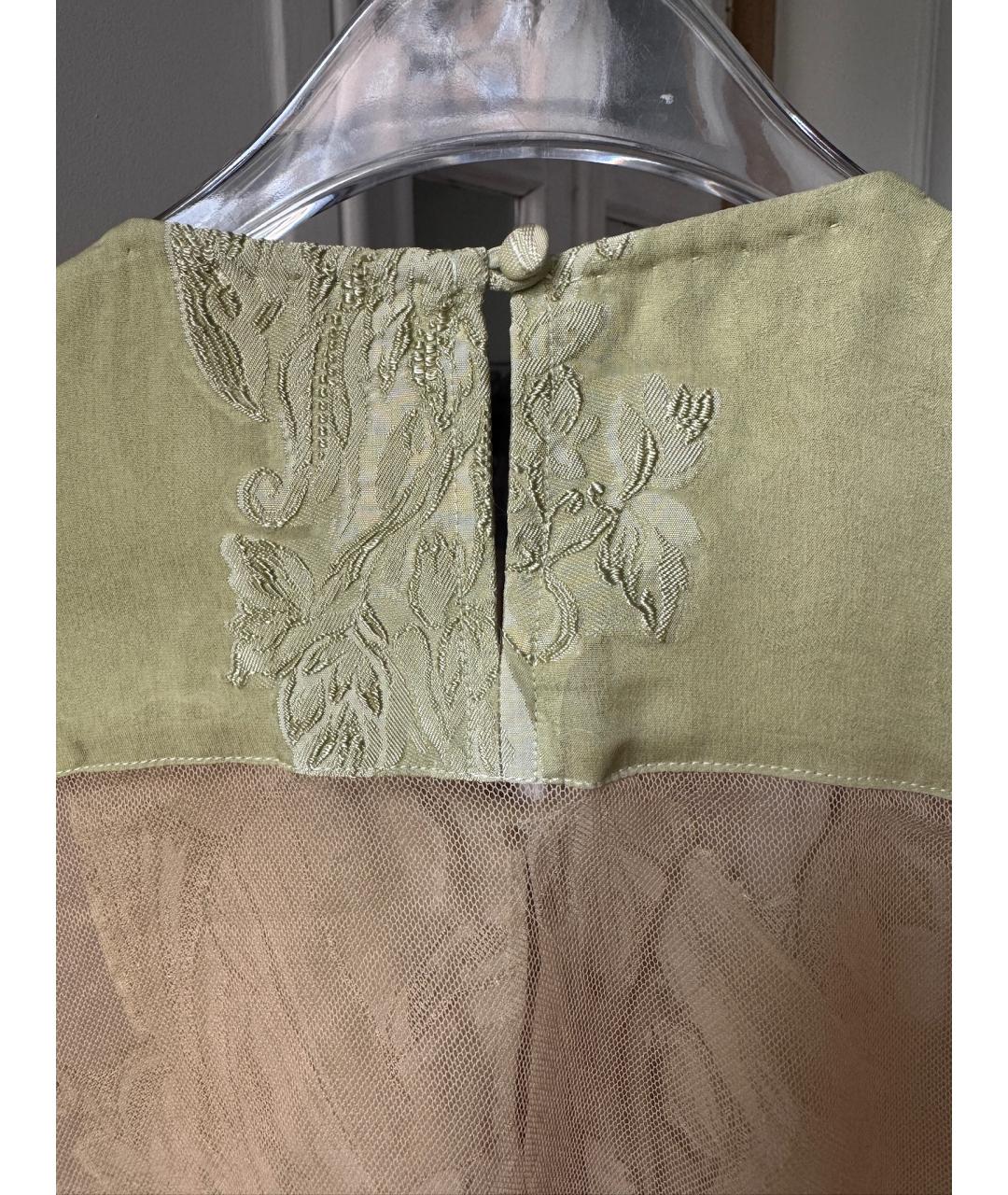 DRIES VAN NOTEN Салатовая майка, фото 5