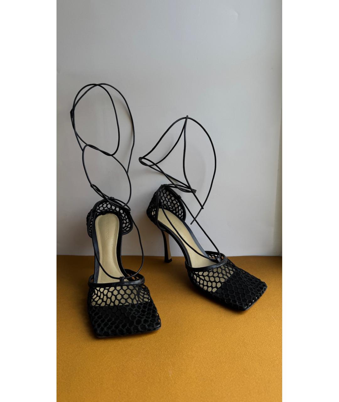 BOTTEGA VENETA Черные босоножки, фото 2