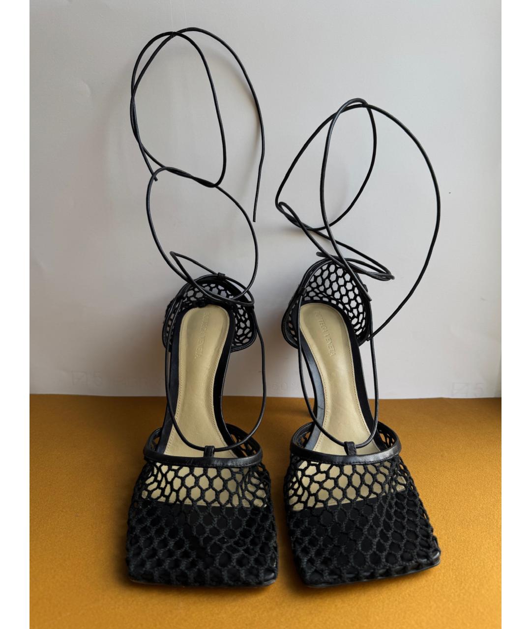 BOTTEGA VENETA Черные босоножки, фото 3