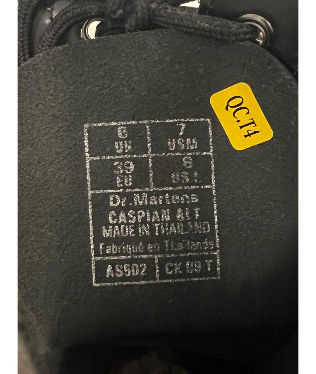 DR. MARTENS Черные кожаные ботинки, фото 8