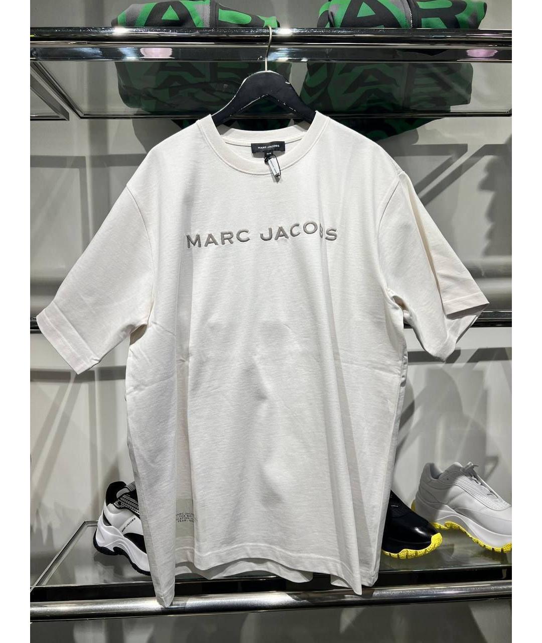 MARC JACOBS Белая хлопковая футболка, фото 3
