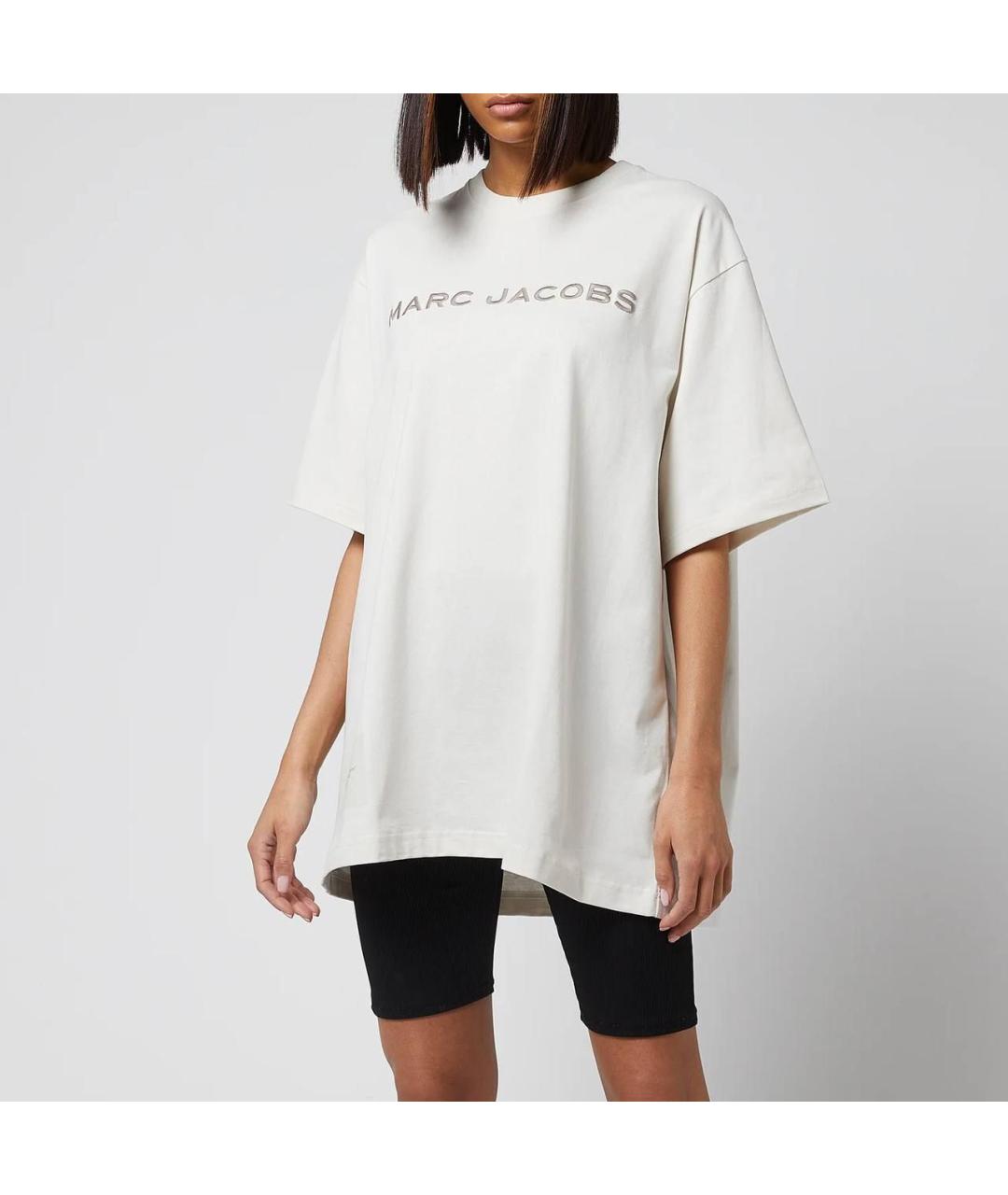 MARC JACOBS Белая хлопковая футболка, фото 4