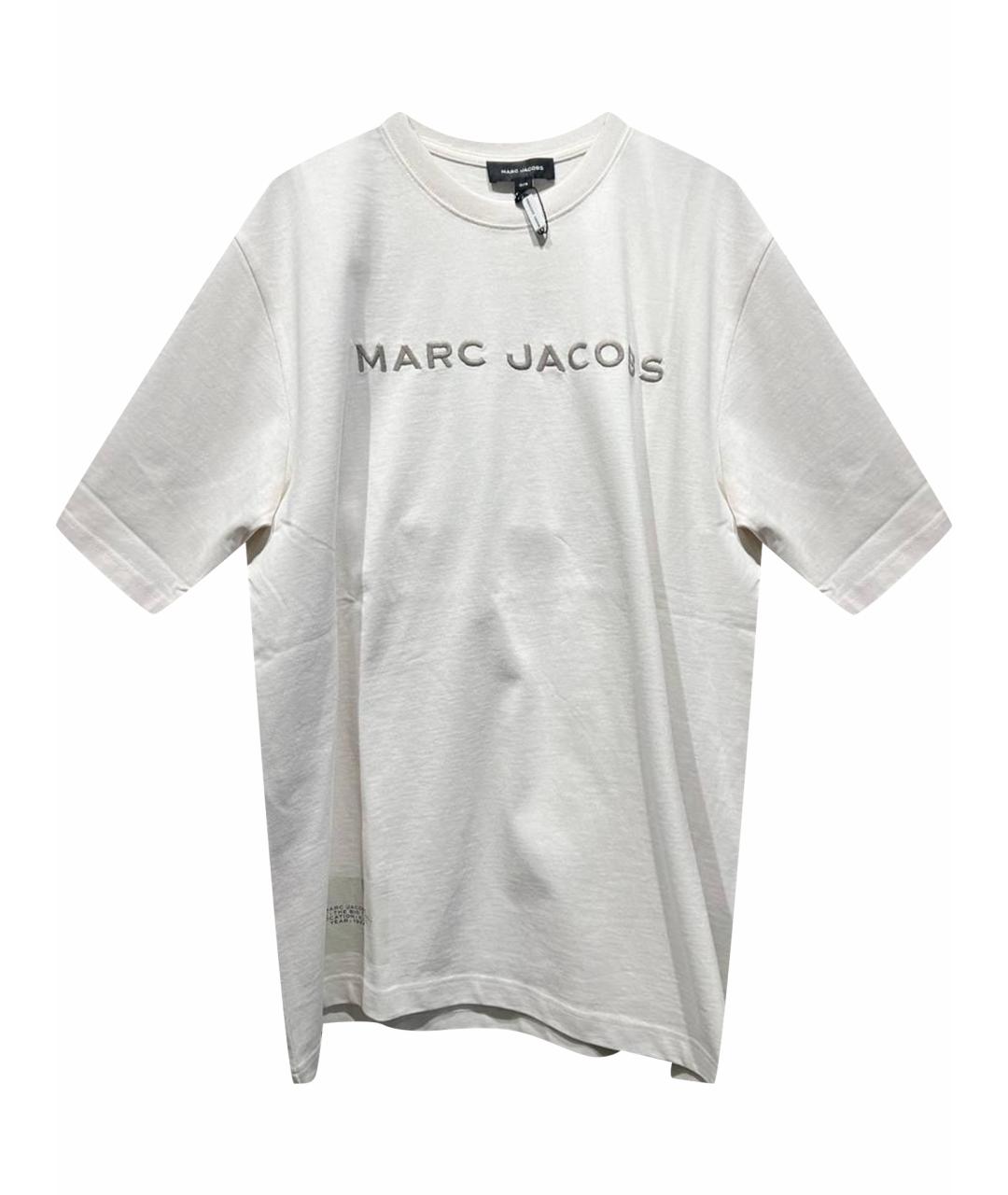 MARC JACOBS Белая хлопковая футболка, фото 1
