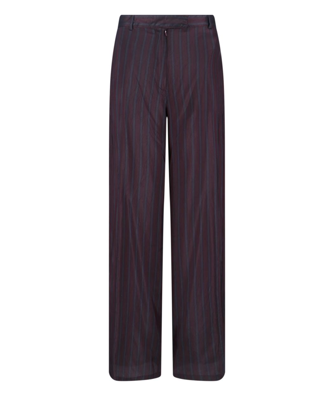 DRIES VAN NOTEN Мульти вискозные прямые брюки, фото 1