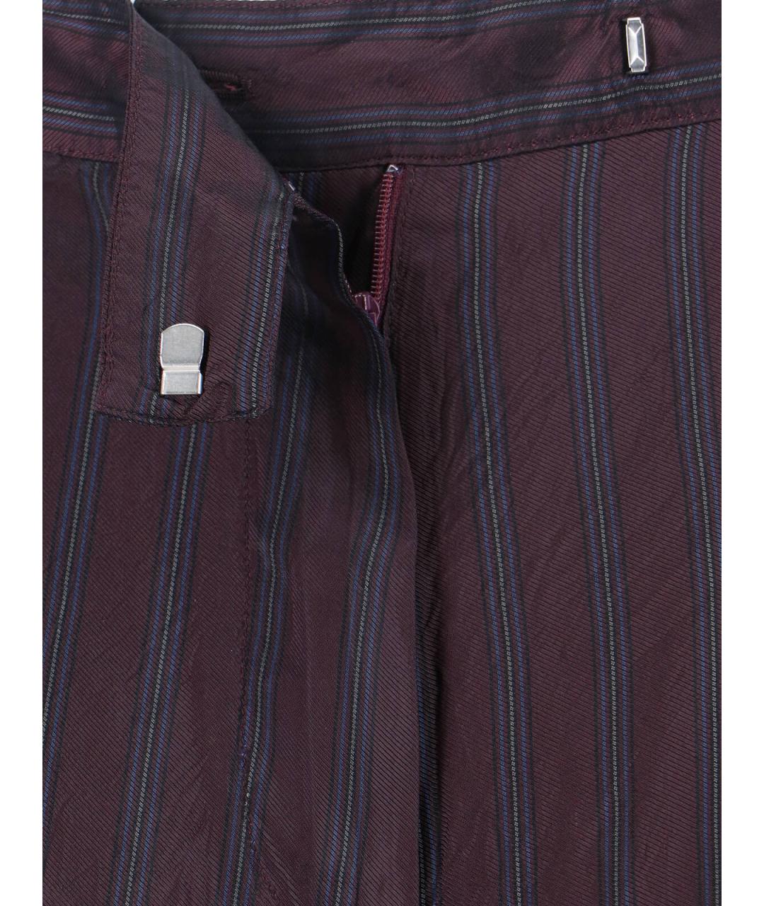 DRIES VAN NOTEN Мульти вискозные прямые брюки, фото 5