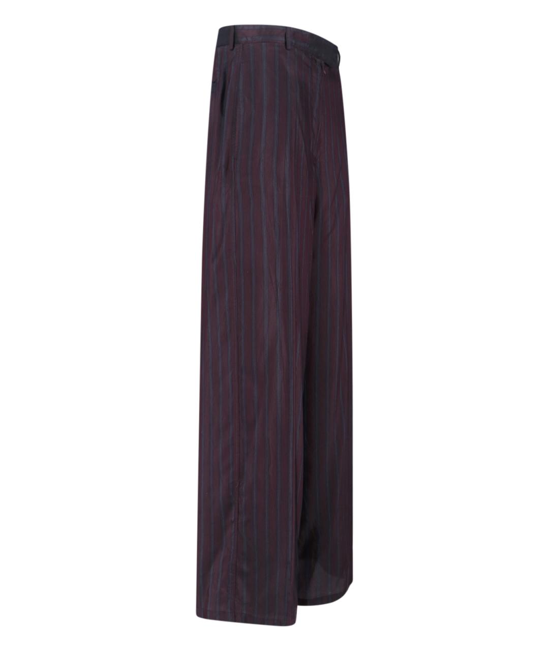 DRIES VAN NOTEN Мульти вискозные прямые брюки, фото 3