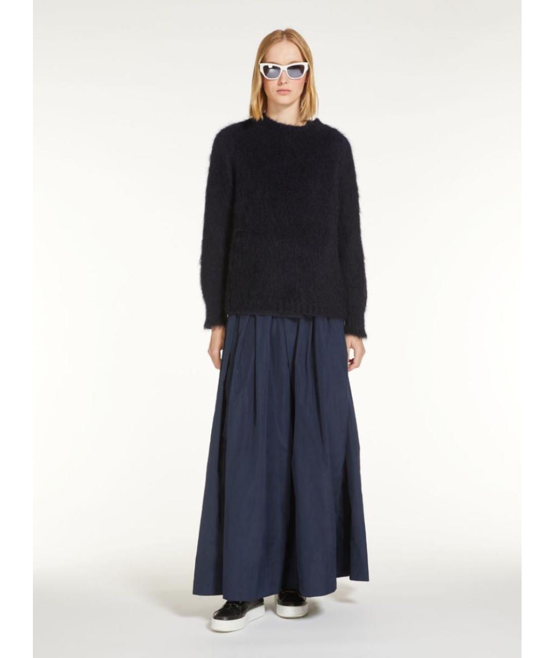 'S MAX MARA Темно-синий джемпер / свитер, фото 6